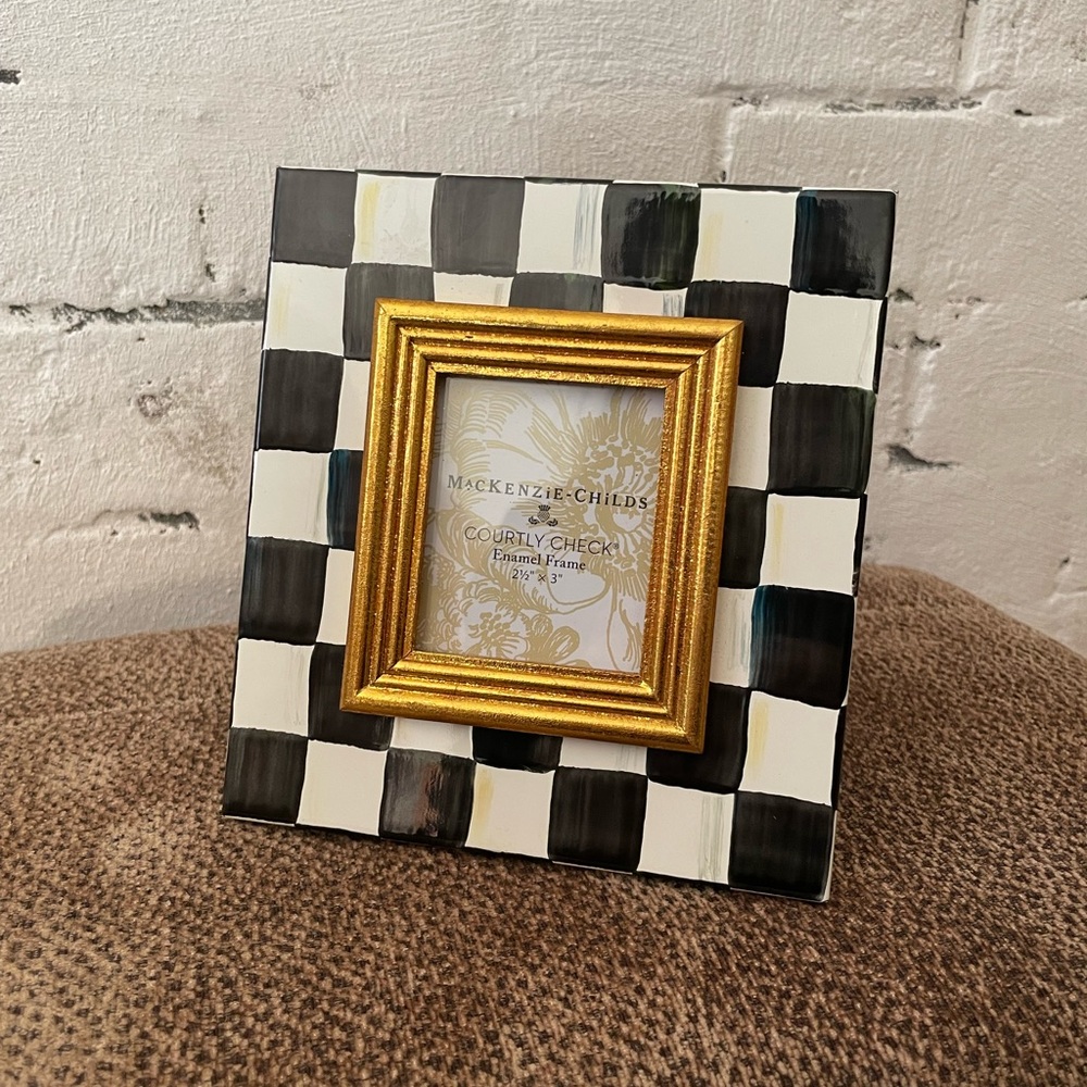 Small Mackenzie-Child’s Enamel Picture Frame